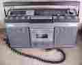 14-771b Realistic Vintage Portable Radio With Casset Player Ac Dc Model Boom Box