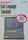 63-799 Radioshack Radio Shack Lcd Four Language Translator English Spanish Chinese