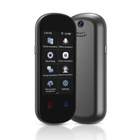 Adelagnes 717242685383 Instant Language Translator Device Two-way Smart Voice And Photo Pocket Trans