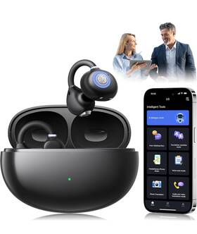 577544 Aminy Ai Translator Earbuds 163 Languages Real-time Translation Music And Calls