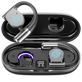 Amzish 705735959172 Ai Translation Earbuds Real Time 144 Languages 3-in-1 Open Ear Wireless Blue