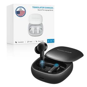 A-m3-bk-off1 Anfier M3 Ai Translation Earbuds Real Time Offline Translator Device In 144 Languag