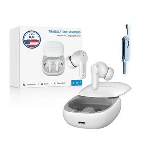 Anfier-m3-w-a Anfier M3 Offline Translation Earbuds 74 Languages And Accents Lifetime-free Ai Tran