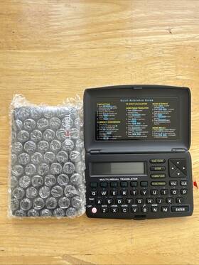Bell Howell 50171mohn And 6 Language Translator Set Of 2 Electronic Organizer Van Heusen New