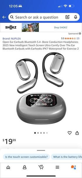 Zayn12345 Besteye S17 Language Translator Earbuds Two-way Device
