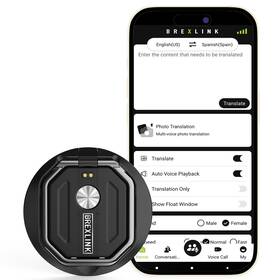 Brexlink 810047962601 3-in-1 Ai Translator Recorder Language Device With App Control No