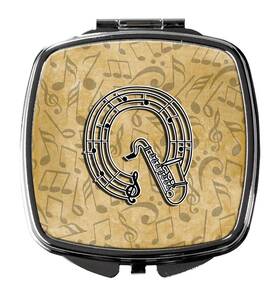 Cj2004-qscm Carolines Treasures Letter Q Musical Instrument Alphabet Compact