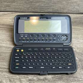 Sf-9350 Casio Vintage Black Qwerty Keyboard 64kb Lcd Digital Diary Organizer