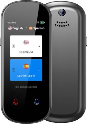 Cawruga 313032946926 Language Translator Device 150 Real-time Voice Upgraded Cha