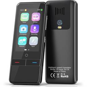 Ceymoal 762715662231 Language Translator Device Portable Two-way Instant High Accurac