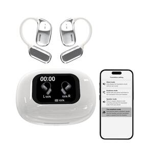 Miaosu-zlj-jm16ai-white Cnbro Wireless Bluetooth Translation Earbuds Open Ear Hook For Android