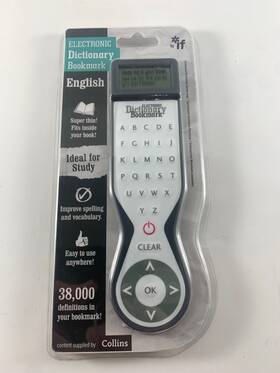 45202 Collins Electronic English Dictionary Bookmark Super Thin 38 000 Definitions New