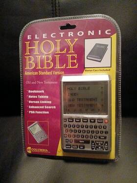 Columbia Telecommunications Group 031246126889 Electronic Holy Bible American Standard Version Old And New Testament With Case