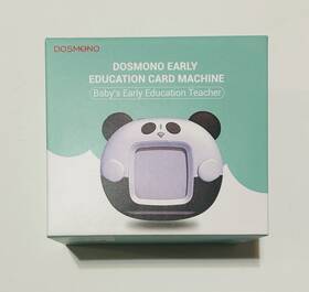 Dosmono 6970680820493 Babys Early Education Teacher Card Machine Panda Bilingual