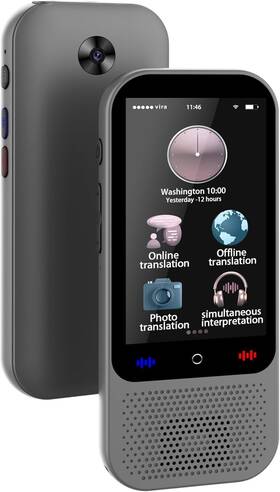 Duckdik 752503252959 Indiana Language Translator Device Real-time Two-way For 138 Lan