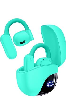 Earbuds Aud Fonos K08-cian Turquoise Ai Translator Portable Charging Case Supports 164 Languages
