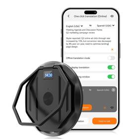 X6pro Elbourn Elbroun Ai Translator Recorder Bluetooth 5.3 Language Device
