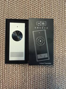 Enence Et240926008 Instant Translator Gen 1.0 Voice English Chinese Upgraded Battery