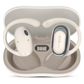 Exsulity 445042678603 Ai Language Translator Earbuds 144 Languages 5 Modes Bluetooth 5.4 White
