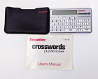 F-1272-04500-00 Franklin Crosswords Puzzle Solver Handheld Crossword Helper Case Manual