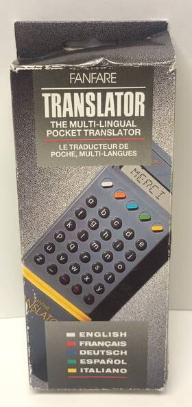 Fanfare 011956120556 New Nos Vintage Translator English French German Spanish Italian