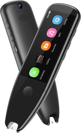 Fltidundi 749614819362 Scan Reader Pen - 3.5 Inch Touch Screen Ocr Translator 112 Languages