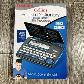 Dmq-221 Franklin 084793101328 Collins English Dictionary With Thesaurus