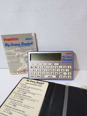 Franklin 084793200168 Vtg 1992 New Electronic Big League Baseball Encyclopedia Sealed Mlb