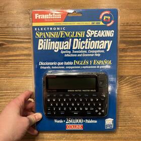 Franklin 084793205392 Spanish English Speaking Bilingual Dictionary New In Box Sm 1000