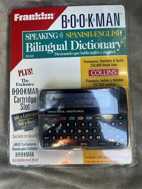 Bes-840 Franklin 084793217562 L K Spanish Master English Translator New Sealed