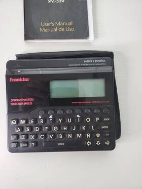 Sm-550 Franklin 084793573156 Spanish Master/maestro Ingl S Electronic Dictionary Translator