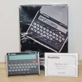 Franklin 084793997655 Spelling Ace And Thesaurus 20th Anniversary Edition Clean Tested Working