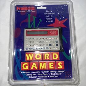 Franklin 7203685 Vintage Electronic Publishers Word Games Tested Works Includes Package