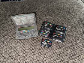 1567122485 Franklin Bookman 5 Cartridges-word Games Bible Dictionary Diet/nutrition Cookboo