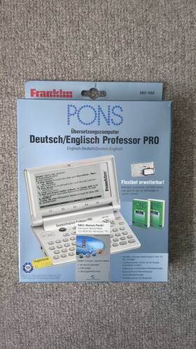 Dbd-1660 Franklin Electronic English/german Professor Pro Dictionary Translator
