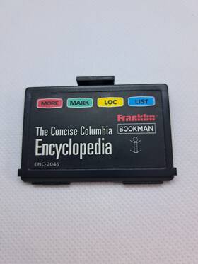 Enc-2046 Franklin End-2046 Bookman The Concise Columbia Encyclopedia Cartridge - Works