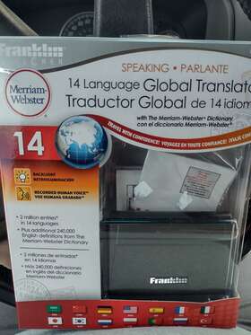 Est-7104 Franklin Explorer Translator 14 Languages Speaking- Used
