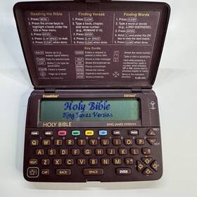 Kjv-440 Franklin Electronic Holy Bible Bookman King James Version Tested