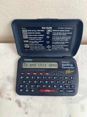 Mn1016a03 Franklin Webster Spelling Corrector Plus Used Tested