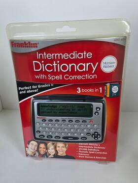 Mwd-460a Franklin 084793998584 Sealed Intermediate Dictionary With Spell Correction New