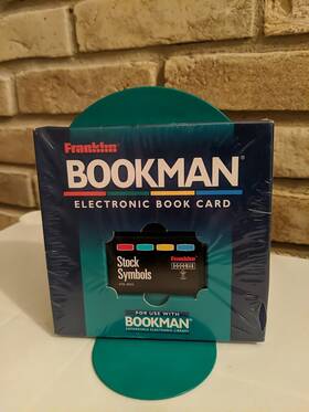 Stk-2032 Franklin Bookman Electronic Book Card Stock Symbols Expandable