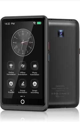 Ganods-gh-12b Ganods Ai Language Translator Device 139 Languages Two-way Voice Photo Translation 16gb