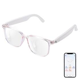 Gs03-clear Genxenon Ai Smart Glasses With Real-time Translation Wireless Bluetooth 5.3 Si