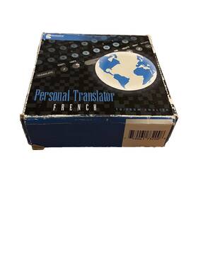 Qr200 Globalink Personal Translator French- To/from English- 1990s- Black With Manual