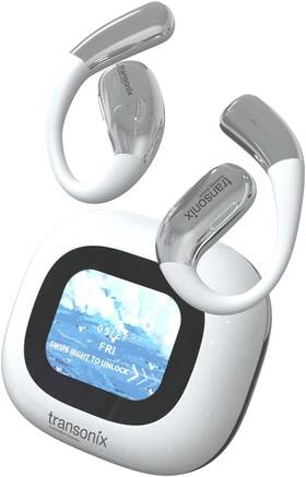 0000814 Harmonix Ai Translation Open-ear Earbuds With Lcd Charging Case Bluetooth 5.3