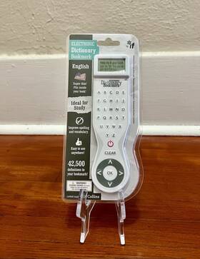 If 035393453015 New Electronic Dictionary Bookmark English Super Thin Fits Inside Book