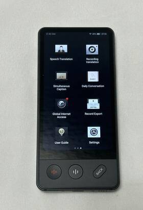 Iflytek 602024317913 Translator 4.0 Dual Screen Instant Smart Voice Language