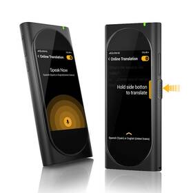 Langogo 614144954190 Genesis Ai Translator 100 Languages Voice Black