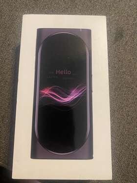 Langogo 971824320022 Genesis White Active Noise Control Handheld 2-in-1 Ai Translator Device