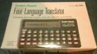 63-666 Language - Spanish Translator French Shack Radio German English--